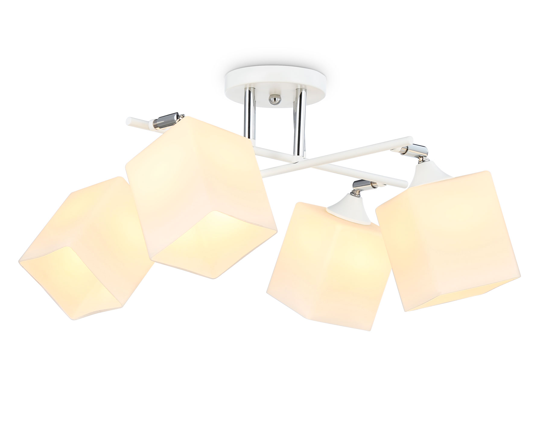 TR303083/4 WH/CH/FR белый/хром/белый матовый E27/4 max 40W 620*620*260