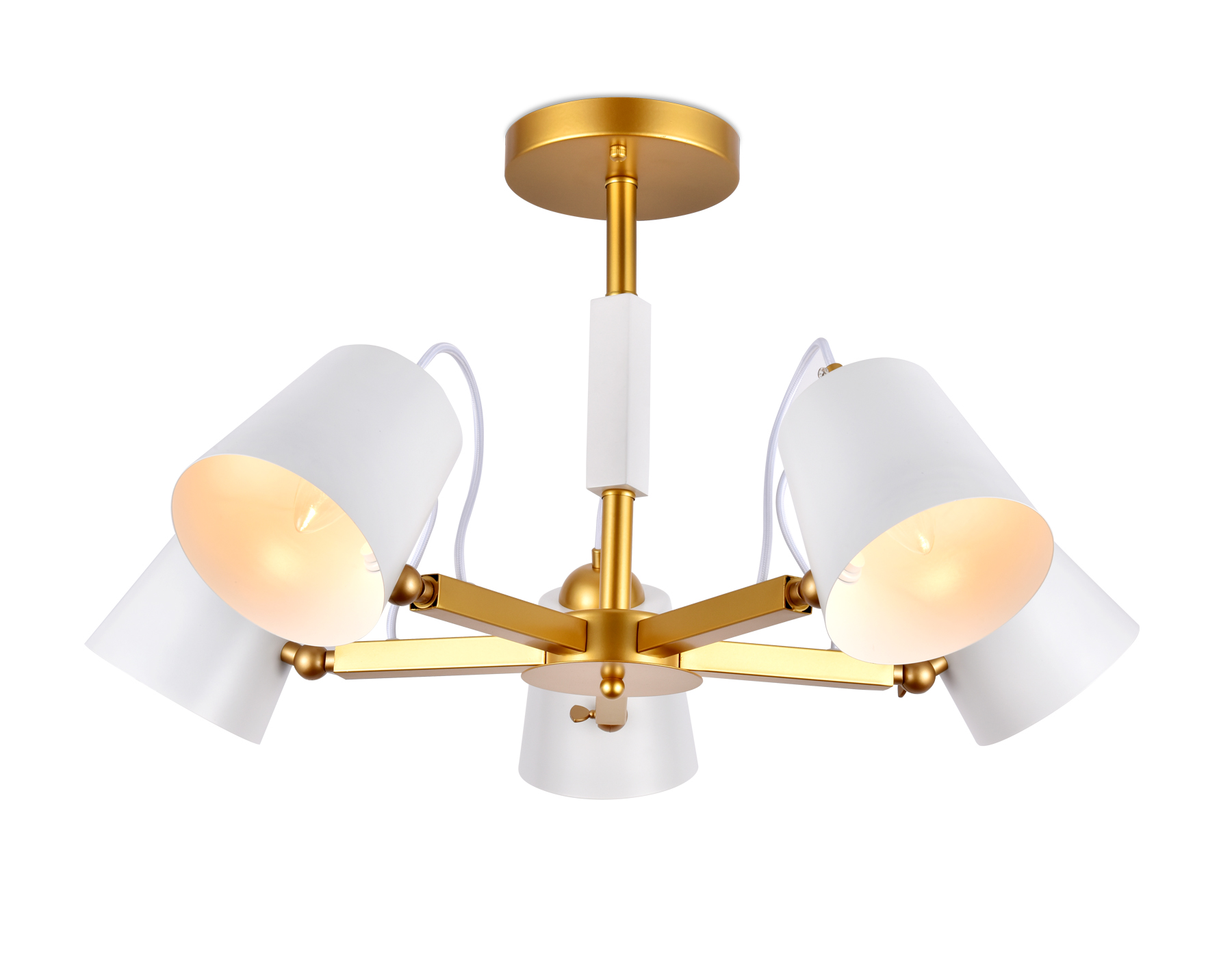 TR3101/5 WH/GD белый/золото E14 max 40W D680*370