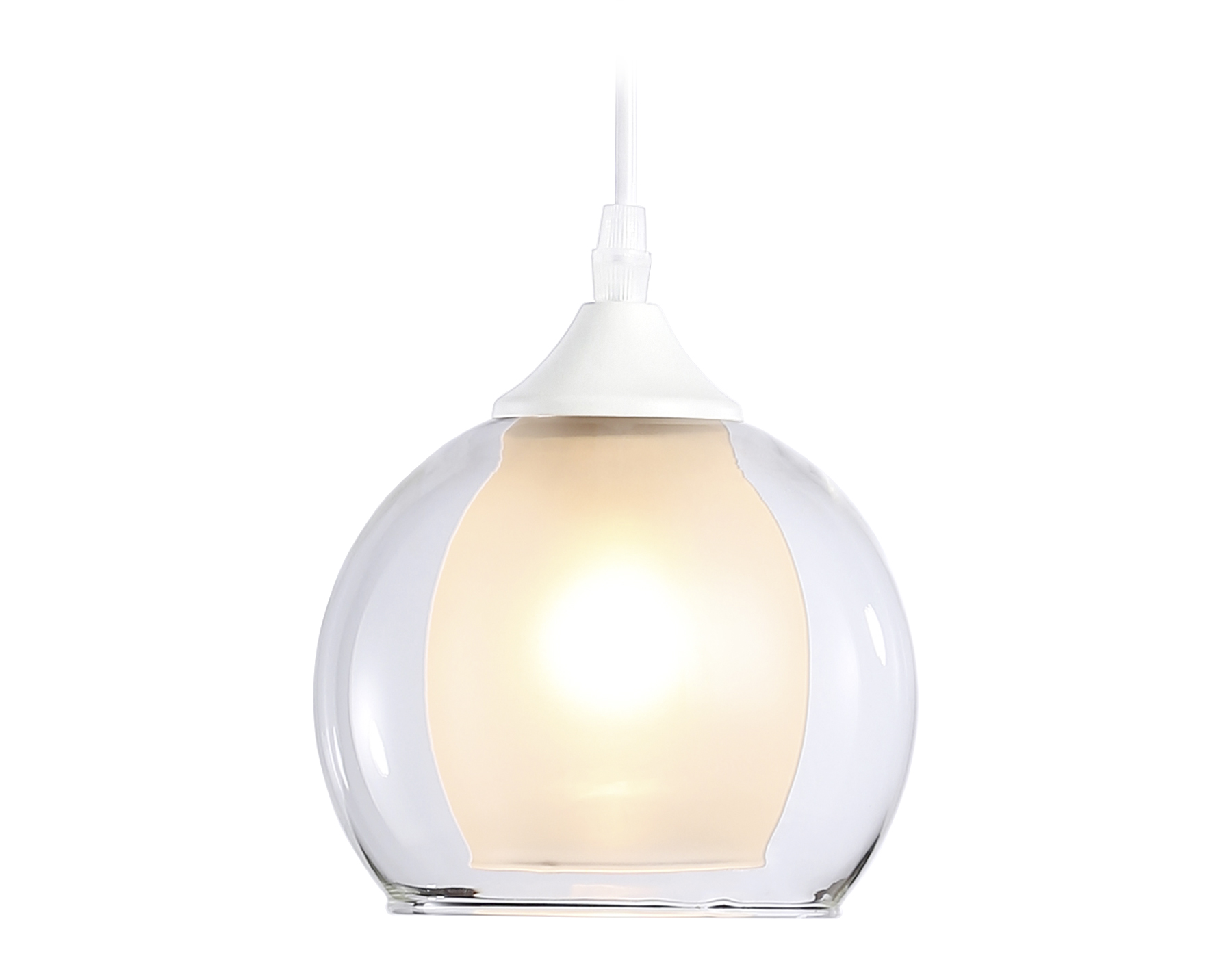 TR3538 WH/CL/FR белый/прозрачный/белый матовый E27 max 40W D130*800