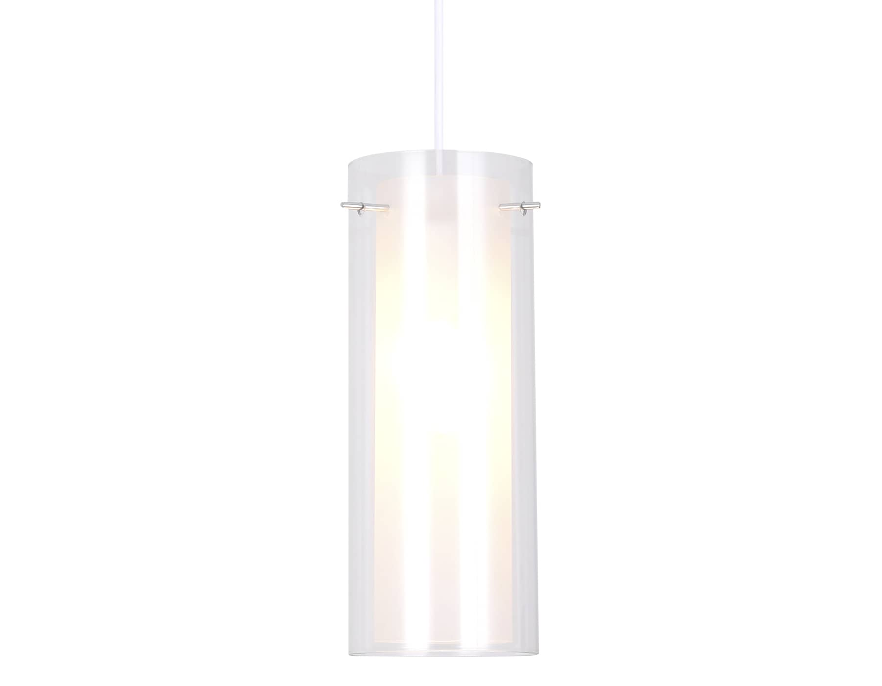 TR3672 CH/CL/FR хром/прозрачный/белый матовый E14 max 40W D110*1000