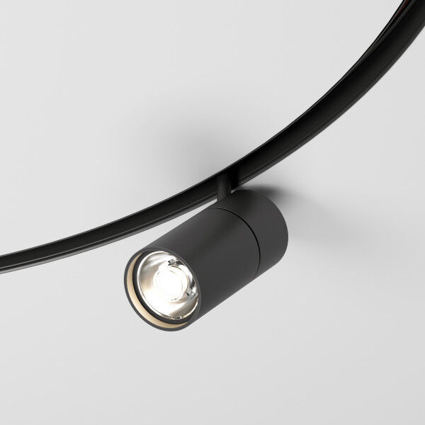 Slim Magnetic Трековый светильник для радиусного шинопровода 20W 4200K Comfi чёрный Ø 1200мм
