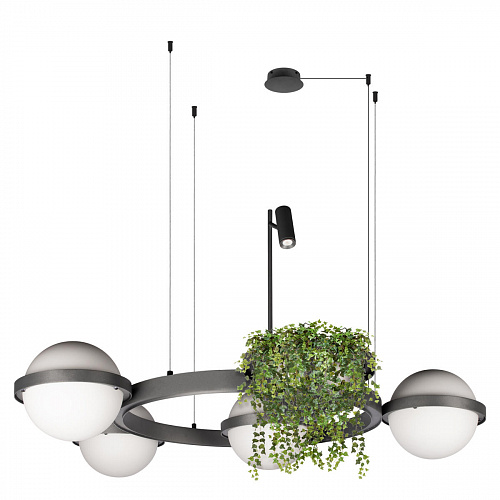 10121/4 Dark grey Подвесной светильник LOFT IT Jardin, шт